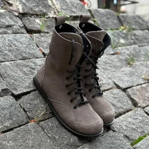 Custom Anatomical Lace Up Boots Handmade Leather Or