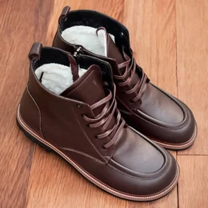 Women Suede Winter Boots Handmade Anatomical Ankle Boots